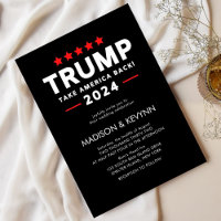 Trump 2024 Take America Back Election Wedding