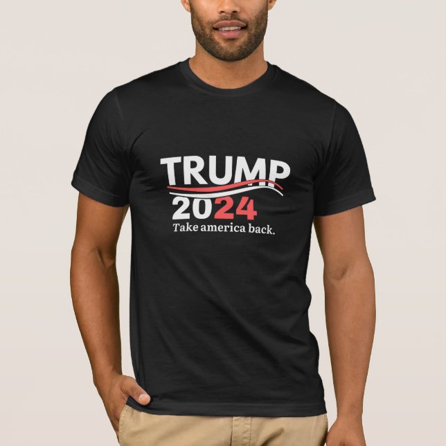 Trump 2024, take america back JOE not my president T-Shirt (Front)