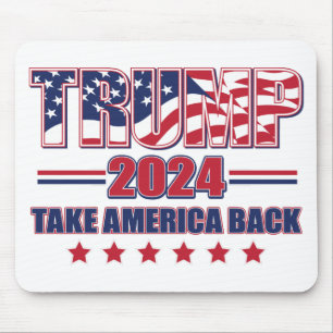 Trump-2024-Take-America-Back Mouse Pad