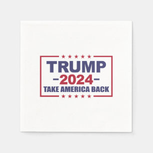 Trump 2024 Take America Back Napkin