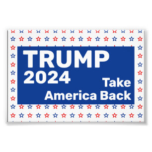 Trump 2024 Take America Back Photo Print