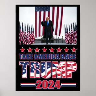 Trump 2024 Take America Back Poster