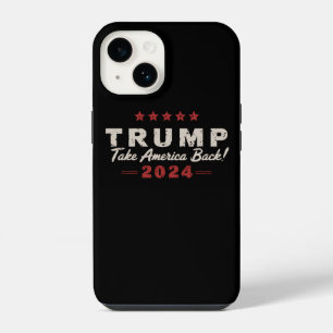 Trump 2024 Take America Back President 47 USA iPhone 14 Case