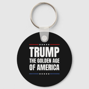 Trump 2024, The Golden Age Of America Patriotic Do Key Ring