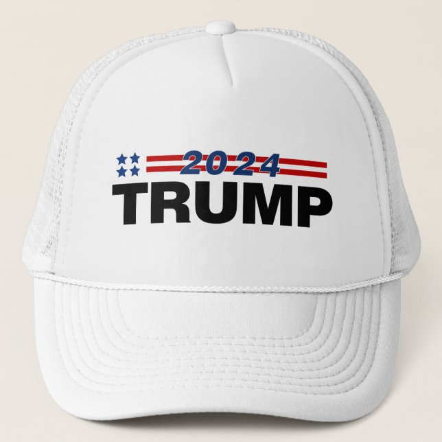  Trump 2024 Trucker Hat (Front)