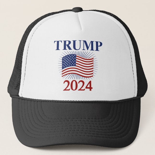 Trump 2024 trucker hat (Front)