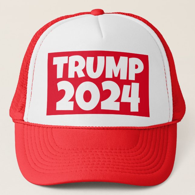 TRUMP 2024 Trucker Hat (Front)
