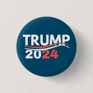 trump 2024, trump 2024 the return, biden is not my 3 cm round badge