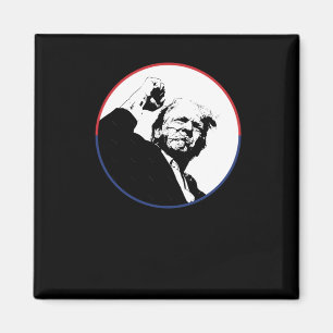 Trump 2024 Trump Rally Trump Ear Donald Trump Pres Magnet