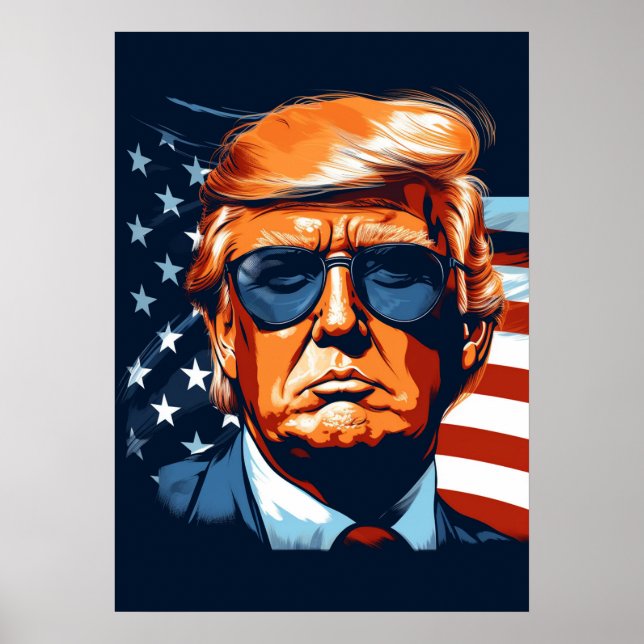 Trump 2024 - USA - Make America Great Again Poster (Front)