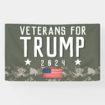 Trump 2024 Veterans for Trump Camo
