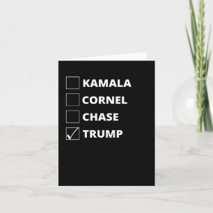 Trump 2024 Victory Card