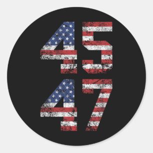 Trump 2024 Vintage - Clic Fit  Classic Round Sticker