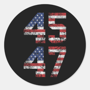 Trump 2024 Vintage - Clic Fit  Classic Round Sticker