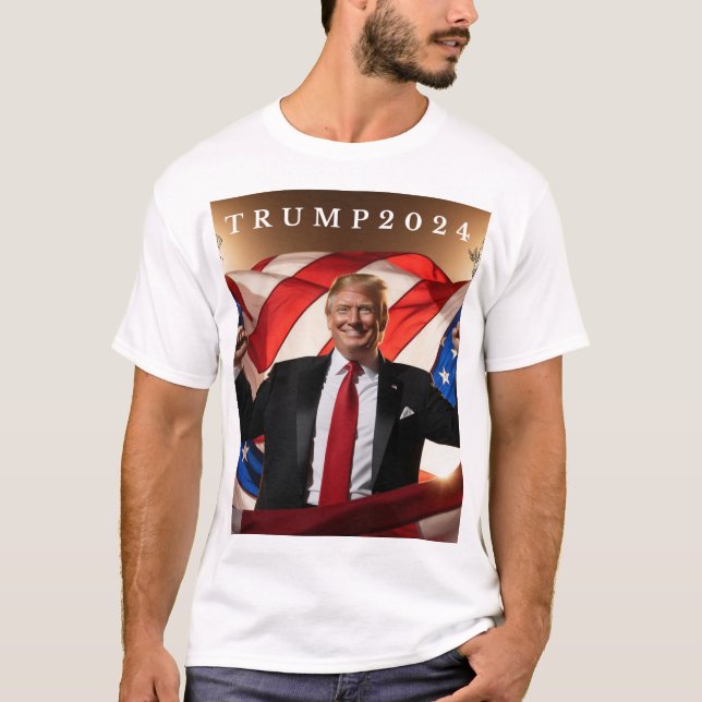 "Trump 2024 Vision: Bold and Proud T-Shirt (Front)