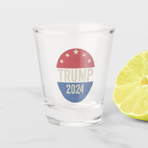Trump 2024 Vote Again Funny Election Trump Again Shot Glass