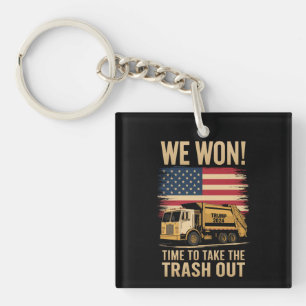 Trump 2024 We Won Wins Victory Inauguration 2025 Key Ring