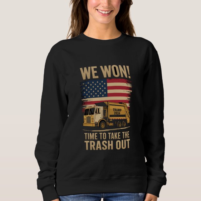 Trump 2024 We Won Wins Victory Inauguration 2025  Sweatshirt (Front)