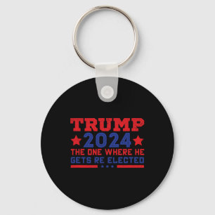 Trump 2024 Where He Gets Re-elected  Key Ring