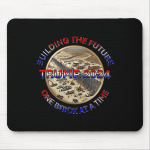 Trump 2025 Building The Future – One Brick At A Ti Mouse Pad