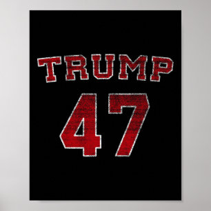 Trump 2025 Election 47 Victory Win President Inaug Poster