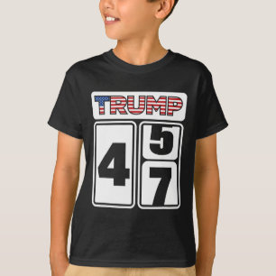 Trump 2025 Election 47 Victory Win President Inaug T-Shirt