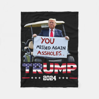 Trump 2025  fleece blanket