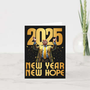 Trump 2025 New Year New Hope Inauguration Party Ce Card