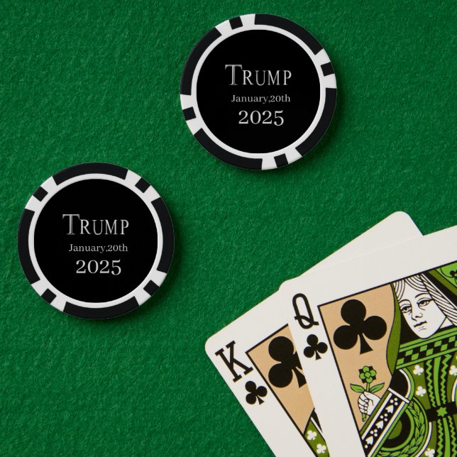 TRUMP 2025 POKER CHIPS (Poker Table (Double))
