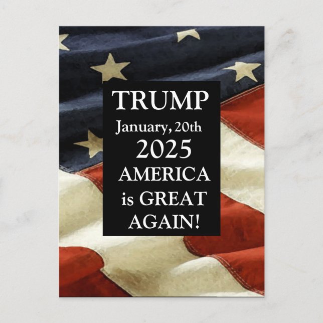 TRUMP 2025 POSTCARD (Front)