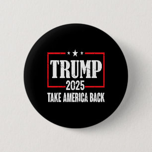 Trump 2025 Shirt - Trump Shirts For Men 2025  6 Cm Round Badge