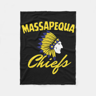 Trump 2025 With Mapequa Chiefs Pride Graphic  Fleece Blanket