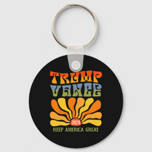 Trump 2028 President Re-election Us Flag Trump Van Key Ring
