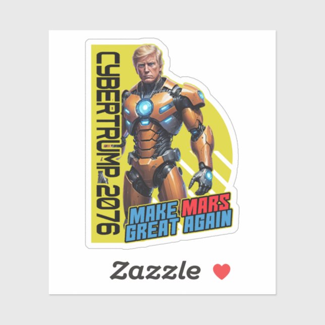 Trump 2076 | Martian Presidential Campaign (Sheet)