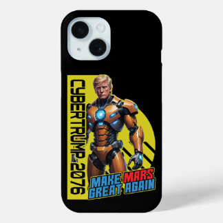 Trump 2076 | Martian Presidential Campaign iPhone 15 Case
