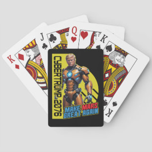 Trump 2076 Martian Presidential Campaign Playing Cards