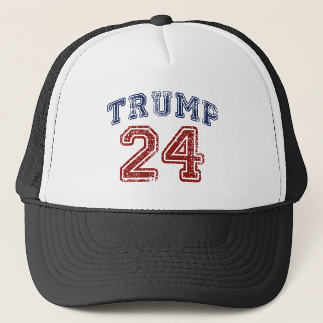 Trump 24 trucker hat (Front)