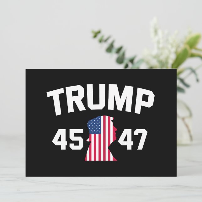 Trump 45 47 2024 President Invitation (Standing Front)