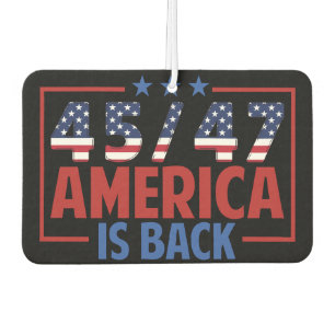 Trump 45-47 America Is Back Car Air Freshener