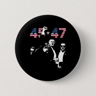 Trump 45 47 Fight Fight Fight Inauguration Day 202 6 Cm Round Badge