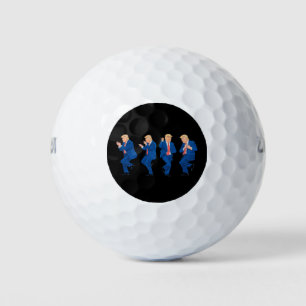 Trump 45 47 Funny Dance Dancing USA President Golf Balls
