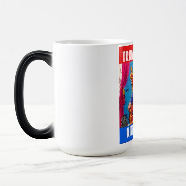 TRUMP 45 & 47 - KING DONALD MAGIC MUG (Left)