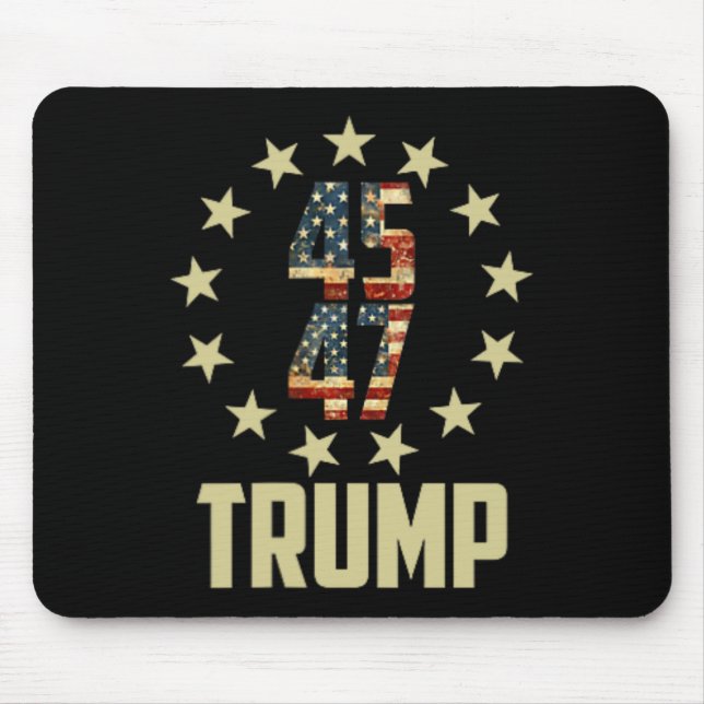 Trump 45 47 Mega Potus  Mouse Pad (Front)