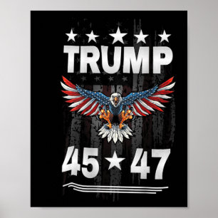 Trump 45 47 (on Back) Poster