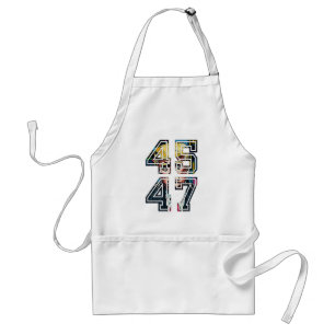 Trump 45 47 Pop Art American President Standard Apron