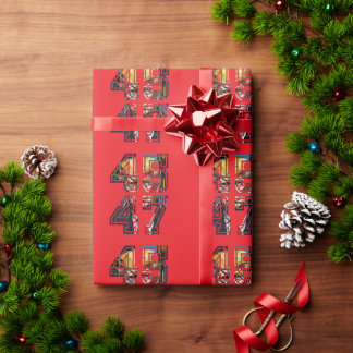 Trump 45 47 | Pop Art | American President Wrapping Paper