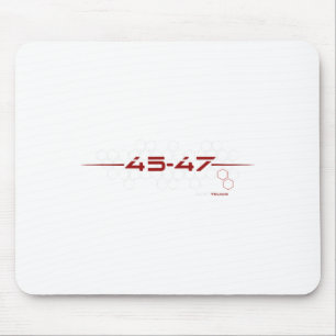 Trump 45 47 Retro Futuristic Design Mouse Pad