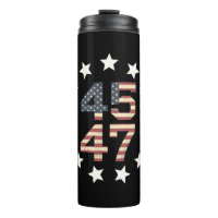 Trump 45 47 Stars Vintage USA American Flag
