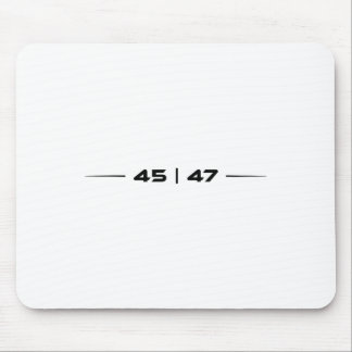 Trump 45 47 Trump Retro Futuristic Design  Mouse Pad