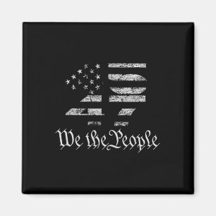 Trump 45-47 Us Flag 2024 Presidential Election  Magnet